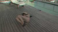 anaglyph 3d softcore naked crawling brunette outdoors