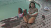 softcore 3d playfull brunette babe