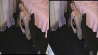 horny flat chested babe for 3D TV