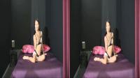 asian babe in sexy lingerie showing a dildo in SBS 3D