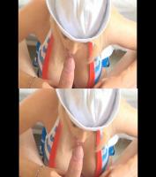 sexy slut licking dick POV style in true color 3D porn